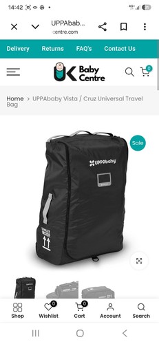 Uppababy travel bag compatible - uppababy,